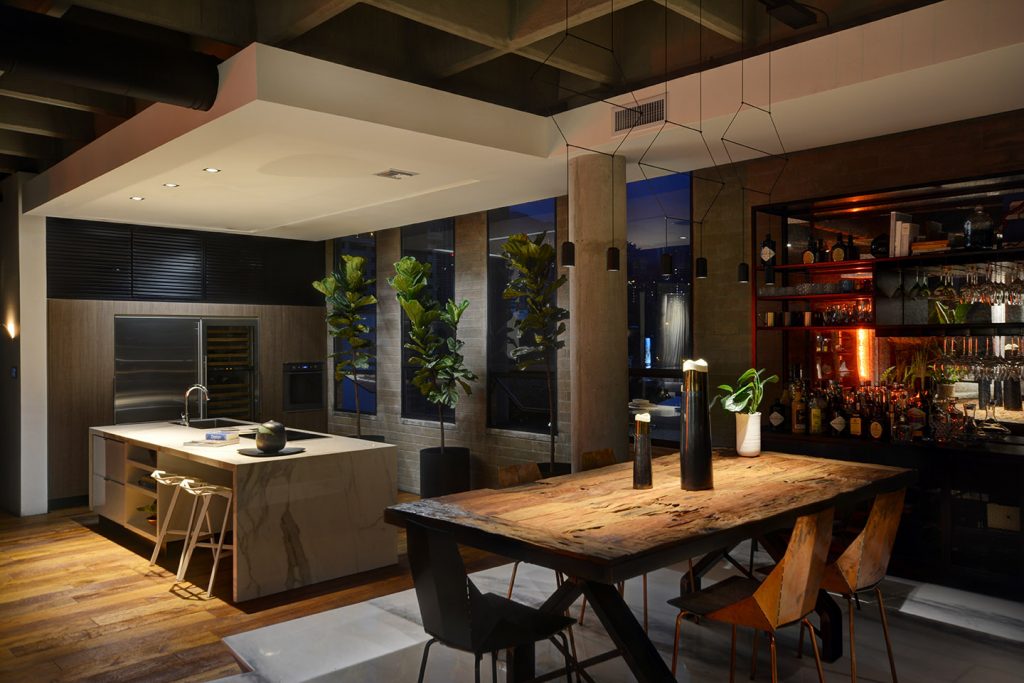 Dining Room in Soho Loft in Medellin