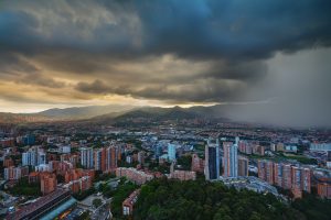 Rain Approaches in Medellin Valley