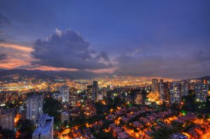 A Beautiful Evening in Medellin
