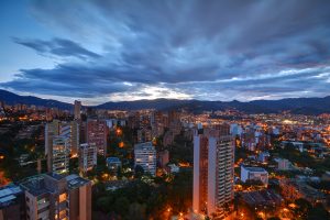 Photo-of-Medellin-at-Night