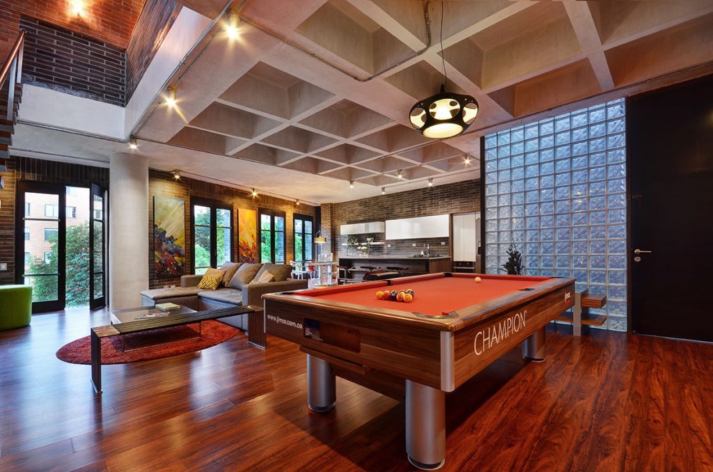Pool Table in Luxury Apartment in Medellin