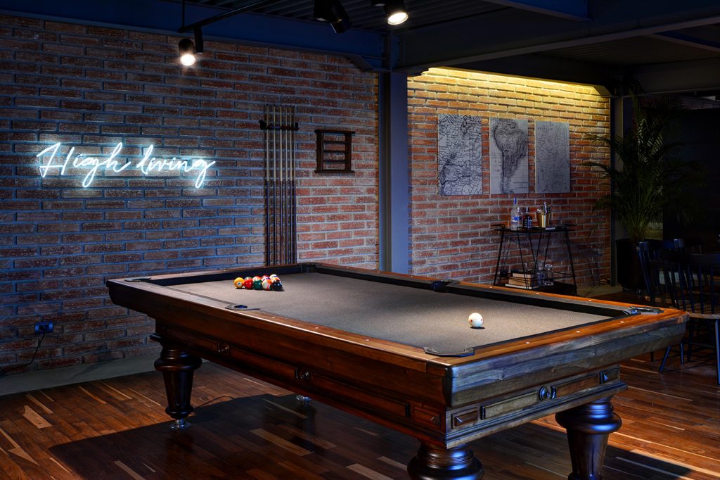 Pool Table in Luxury Penthouse Apartment in Poblado Medellin